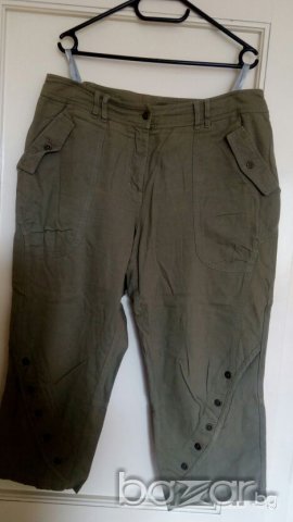 Светлозелен панталон три четвърти, снимка 2 - Панталони - 20762662