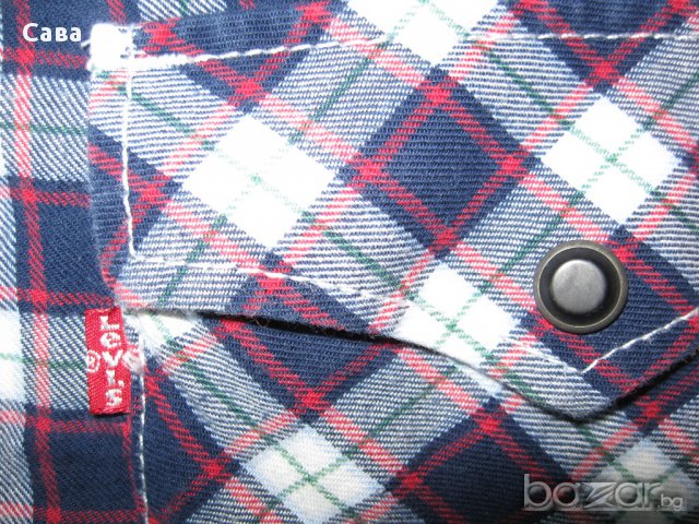 Риза с къс ръкав LEVI,S  мъжка,размер 2хл, снимка 2 - Ризи - 18152118
