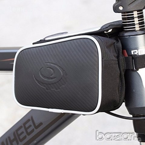 1614 Двойна чанта за рамка на колело-дисаги, снимка 6 - Части за велосипеди - 19579587