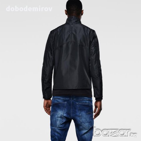 Ново мъжко яке G Star Peltz Nylon Biker Jacket, оригинал, снимка 3 - Якета - 15267294