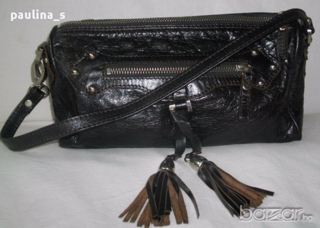 Винтидж чанта / мини чанта ”Аdax” / genuine leather / естествена кожа / чанта за цял живот 