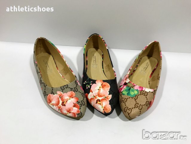 Дамски обувки тип пантофка с цветя/промоция, снимка 2 - Сандали - 17712654