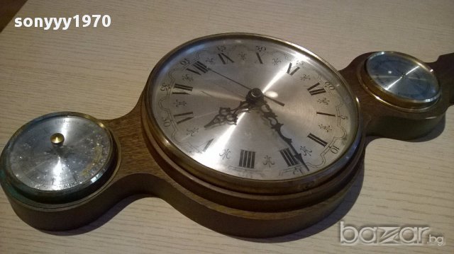 ПОРЪЧАН-Месинг-антика-ретро часовник с уреди 70/20см, снимка 17 - Антикварни и старинни предмети - 13739651