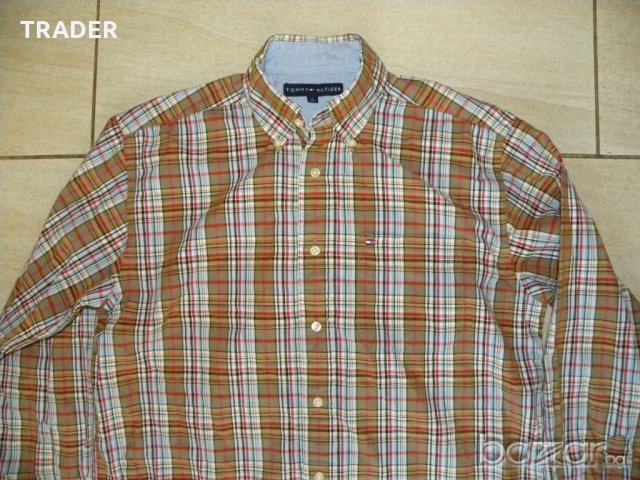 Мъжка спортна  риза TOMMY HILFIGER,  100% памук, снимка 8 - Ризи - 19699359