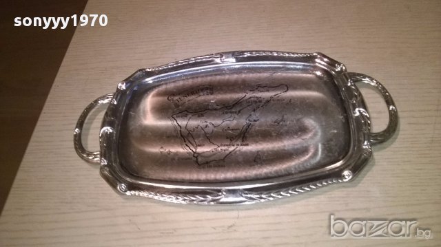 Tenerife-поднос 30х19см-внос швеицария, снимка 2 - Антикварни и старинни предмети - 17468655