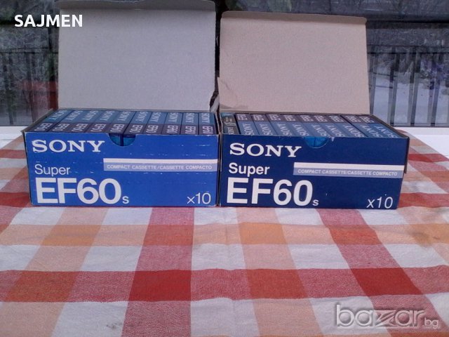 SONY EF 60 аудио касети, снимка 5 - Други - 9998528