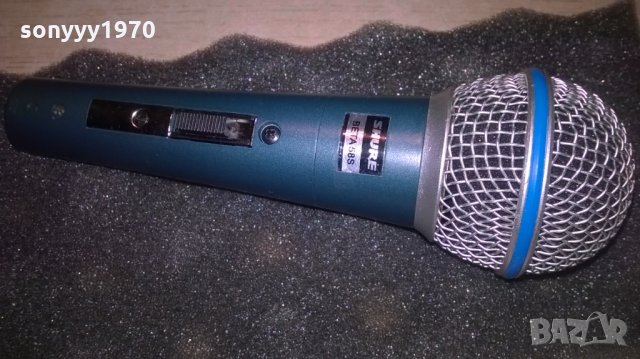 shure beta sm58s-mic-вокален-внос швеицария, снимка 6 - Микрофони - 24208879
