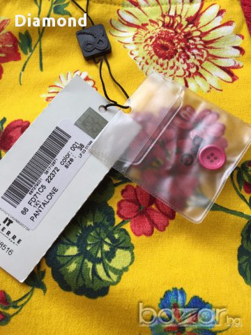 100 % D&G Dolce&Gabbana Нов оригинален флорален панталон, снимка 3 - Панталони - 17968208