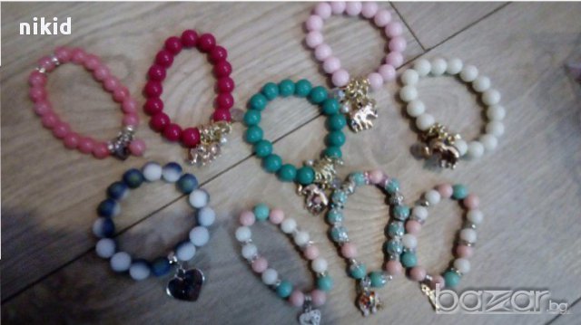 дамска гривна със слонче за късмет или сърце И ДРУГИ , снимка 8 - Гривни - 15715721