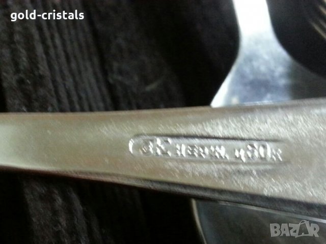 Руски прибори за хранене в кутия, снимка 3 - Антикварни и старинни предмети - 22151427