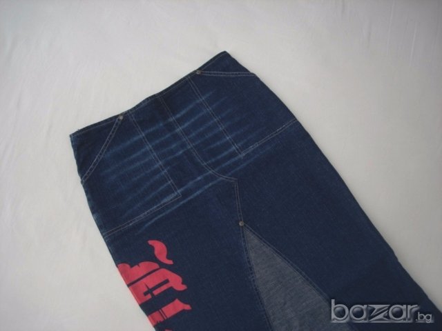 Дънкова пола,ефектна и различна, М , снимка 4 - Поли - 18369127