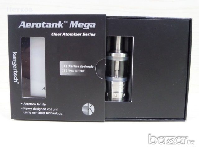 Изпарител - Kanger Aerotank Mega за електрони цигари. , снимка 3 - Аксесоари за електронни цигари - 11774548