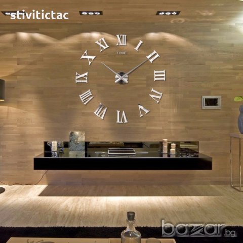 Часовник стенен 3D ефект. , снимка 3 - Стенни часовници - 17044838