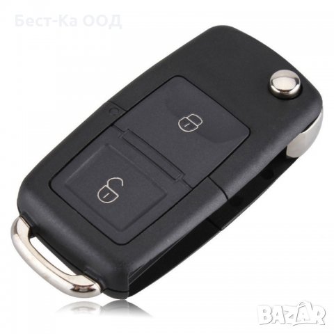 Кутийка ключ VW, Seat, Skoda 2 бутона без острие OS, снимка 2 - Аксесоари и консумативи - 21836394