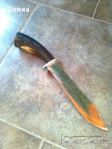 № 6 Ловен нож с рог, снимка 4 - Ножове - 11101076