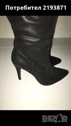 Чизми ботуши над коляното JustFab номер 37, снимка 5 - Дамски ботуши - 24324771