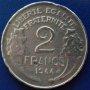Монета Франция - 2 Франка 1944 г., снимка 1 - Нумизматика и бонистика - 20967625