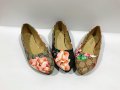 Дамски обувки тип пантофка с цветя/промоция, снимка 2