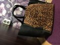 Уникална чанта с леопардов принт , снимка 9