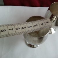 Посребрени чашки за ракия с поднос, снимка 11 - Антикварни и старинни предмети - 20696631