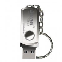32GB Flash USB Drive 'BERNAL' - Удароустойчива Водоустойчива Метална Флашка Ключодържател - 32 GB