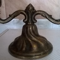 стар метален свещник, снимка 2 - Антикварни и старинни предмети - 15376108