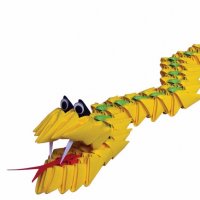 Комплект за изработване на модулно оригами Змия, снимка 4 - Други - 19519404