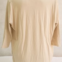 Ръчно изрисувана бежова дамска блуза марка Ally Grace, снимка 4 - Блузи с дълъг ръкав и пуловери - 22731863