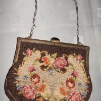 Колекционерска дамска чанта с черен камък 190- 1920 г, снимка 4 - Антикварни и старинни предмети - 23111937