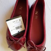 Нови балеринки №27 цвят бордо , снимка 3 - Детски обувки - 26103789