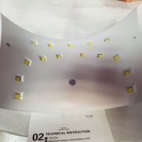 LED UV SUN 9C УВ Лед 24 w. Комбинирана лампа Печка за Нокти, снимка 9 - Продукти за маникюр - 24032138
