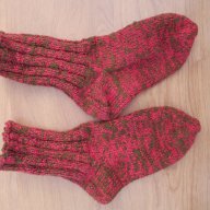 Нови топли вълнени чорапи плетени от истинска домашна вълна, подходящи за туризъм , снимка 3 - Спортна екипировка - 13480251