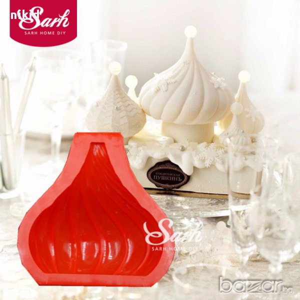 голям Купол покрив 3D силиконов молд форма торта декорация и украса фондан шоколад и др, снимка 1