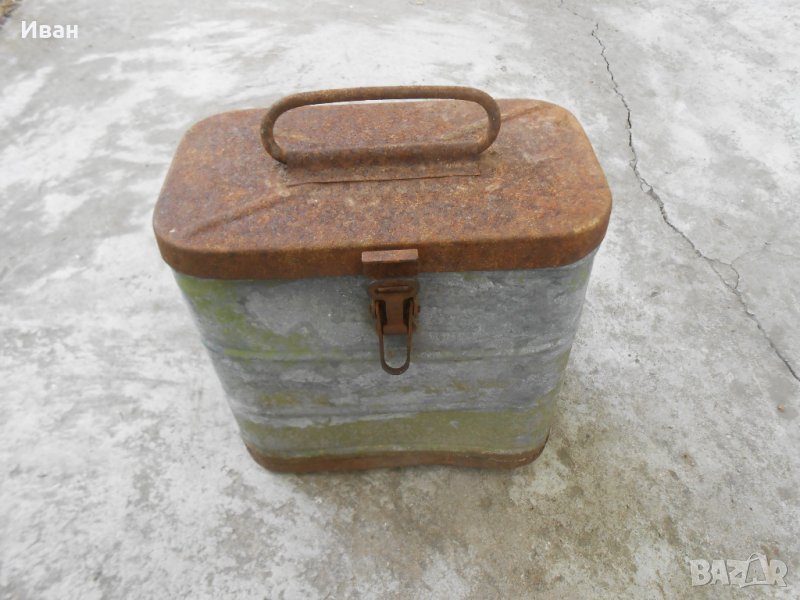 Стара военна метална кутия ( войнишка , военни , military ), снимка 1