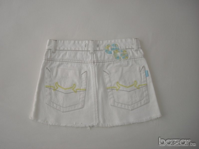  Grunt, бяла къса пола за девойка,146 см.   , снимка 1