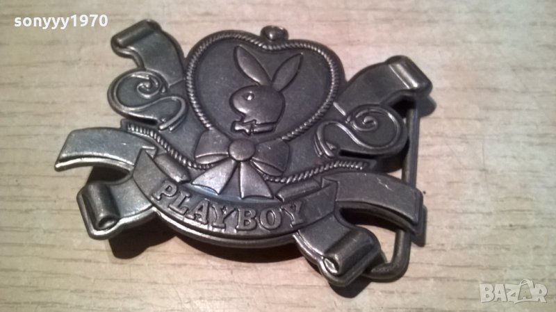 playboy-8x6см-метал, снимка 1