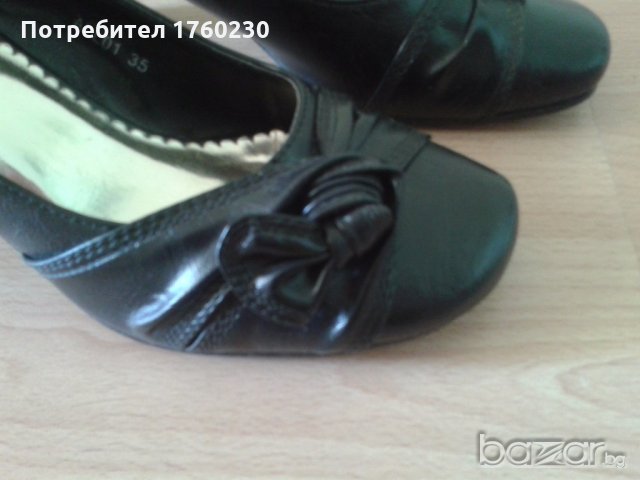 Страхотни черни обувки, снимка 9 - Дамски обувки на ток - 19373534