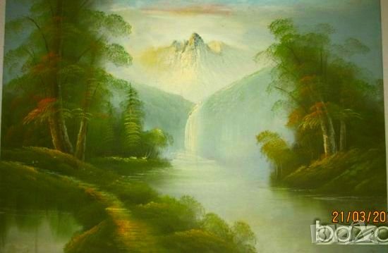 -20%Продавам картини с размери 90 х 120 см. рисувани с маслени бои върху платно ,бартер за лапто, снимка 3 - Картини - 20692080