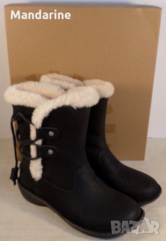 ПРОМО 🍊 UGG AUSTRALIA № 35/36 🍊 Дамски водоустойчиви зимни боти от ест. кожа нови с кутия, снимка 9 - Дамски боти - 23695386