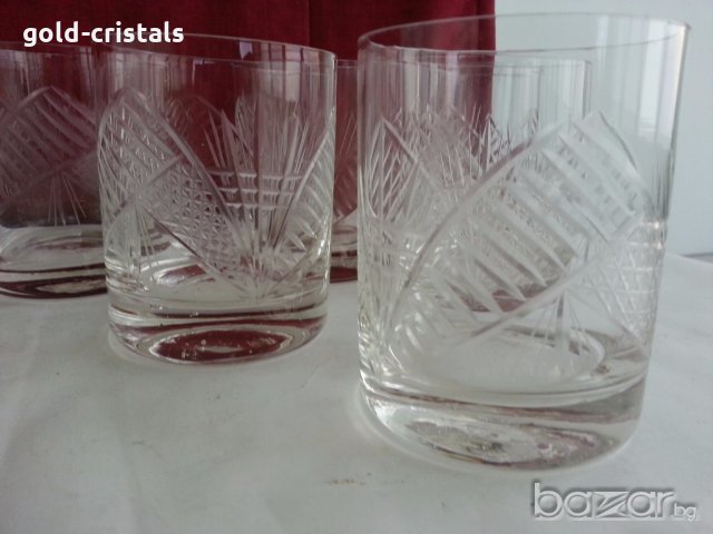  кристални чаши за уиски , снимка 13 - Сервизи - 20129381