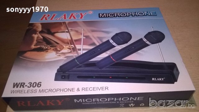 нови безжични микрофони с приемник, снимка 10 - Микрофони - 19300560