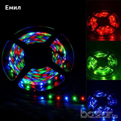  LED RGB Лента ( светодиоди ) 12V 5м 300бр ЛЕД
