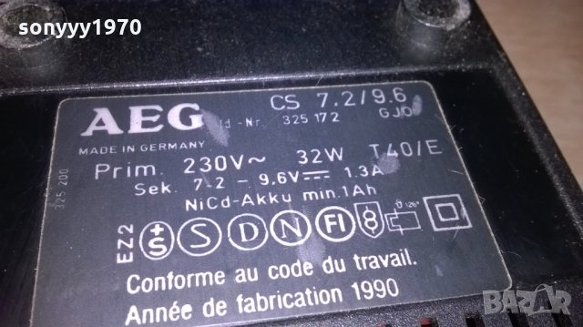 aeg battery charger-MADE IN GERMANY-внос швеицария, снимка 5 - Винтоверти - 25069677
