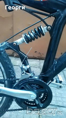 Планински алуминиев велосипед Бианчи с амортисьори 26 цола и дискови спирачки, снимка 2 - Велосипеди - 15019240