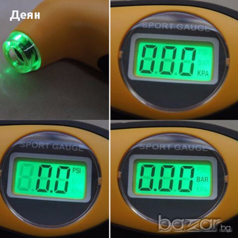 1337 Цифров манометър за гуми, снимка 4 - Аксесоари и консумативи - 17456017