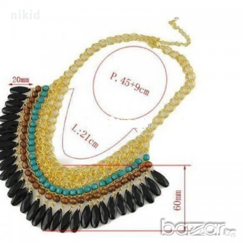 колие зара Zara реплика в няколко цвята, снимка 4 - Колиета, медальони, синджири - 8881277