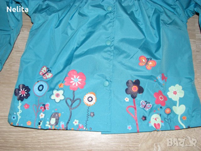  НАМАЛЕНО - Детско пролетно/есенно яке с качулка - размер 110/116, снимка 3 - Детски якета и елеци - 22432075