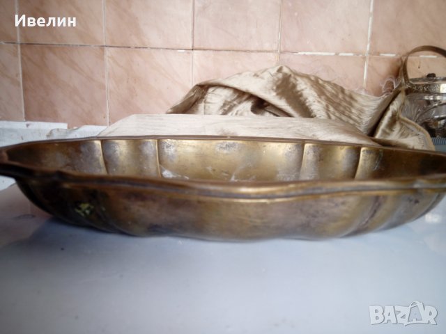 стара бронзова табла,поднос арт деко, снимка 3 - Антикварни и старинни предмети - 22977599