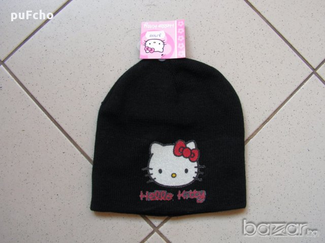 Разпродажба! Зимно яке Hello Kitty за 4 г. с подарък нова шапка, снимка 4 - Детски якета и елеци - 16014724