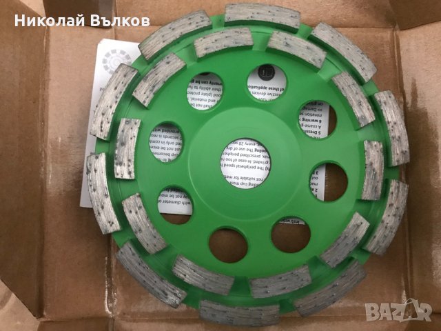 Диамантен диск или чашка камбана ф125мм , снимка 2 - Диамантени и режещи инструменти - 23684038